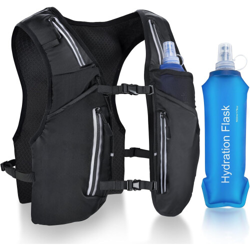 Running Vest Reflective Hydration Pack Lightweight