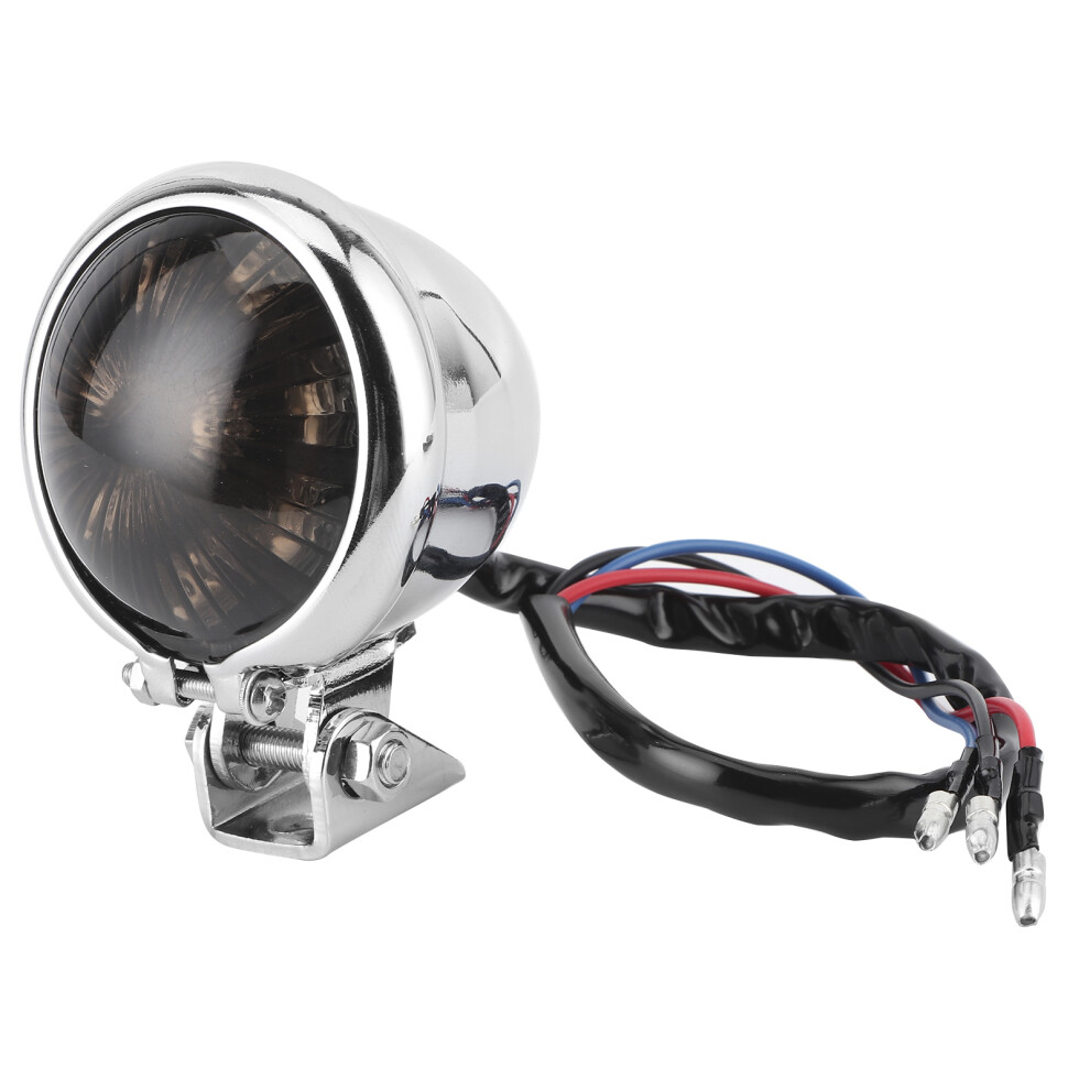 Universal 12V Motorcycle Led Tail 15W Smoked Lens Metal Light 3371392140993