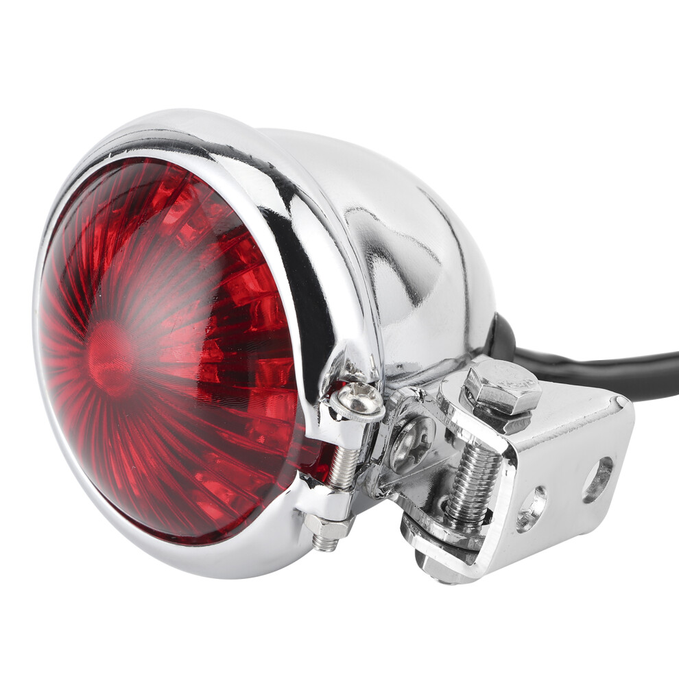 Led Motorcycle Tail 12V 15W Metal Universal Lens Light/Red 5021392140971
