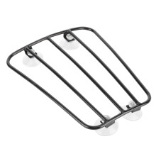 Motorcycle Fuel Tank Top Rack Black Retro Style Baggage Carrier Universal Mount