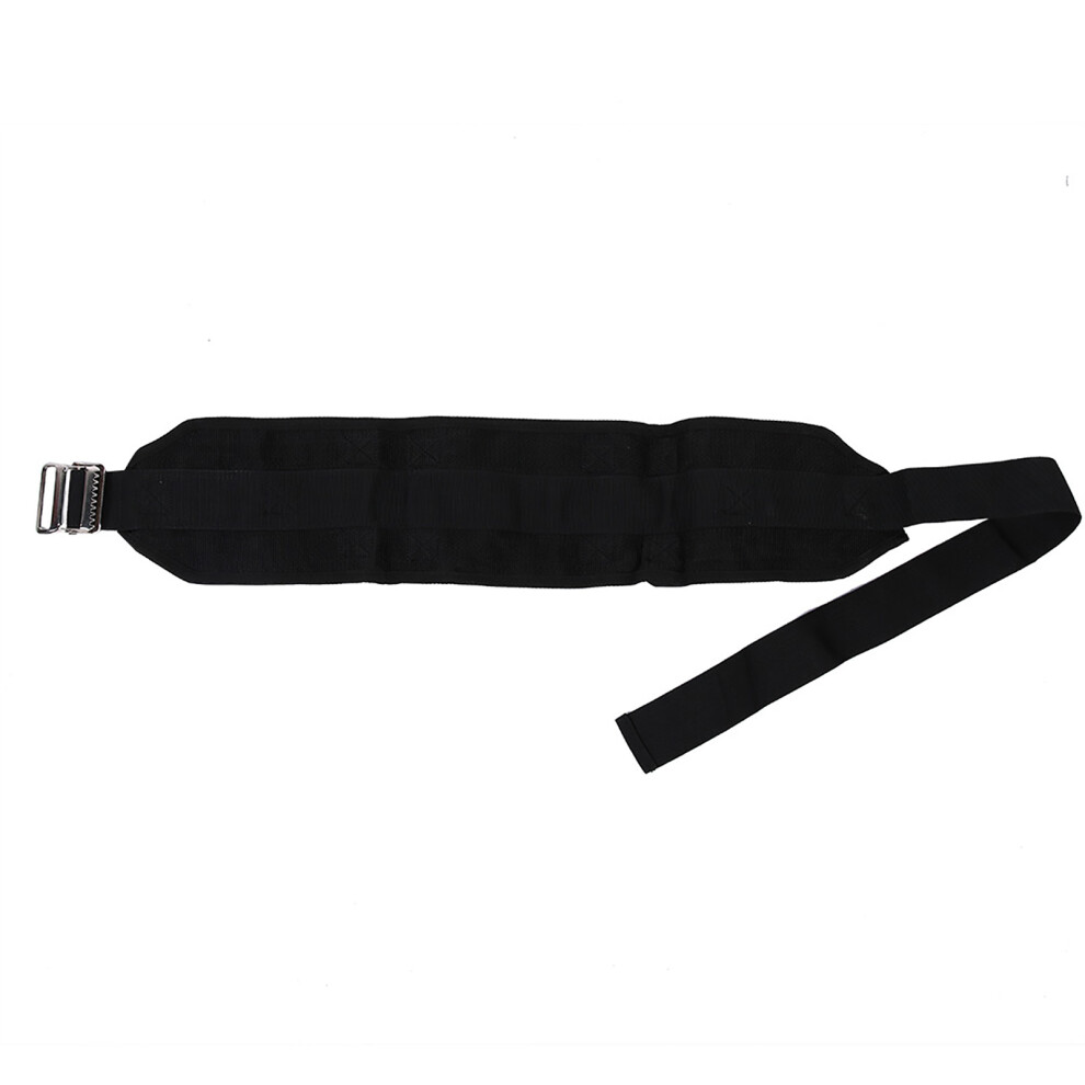 Black Waist Support Belt for Elderly & Bedridden Patients, Traction Brace