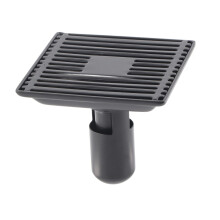 Removable Grille Shower Drain 12x12cm