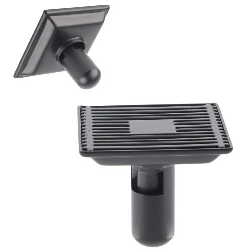 Square Shower Drain with Detachable Cover
