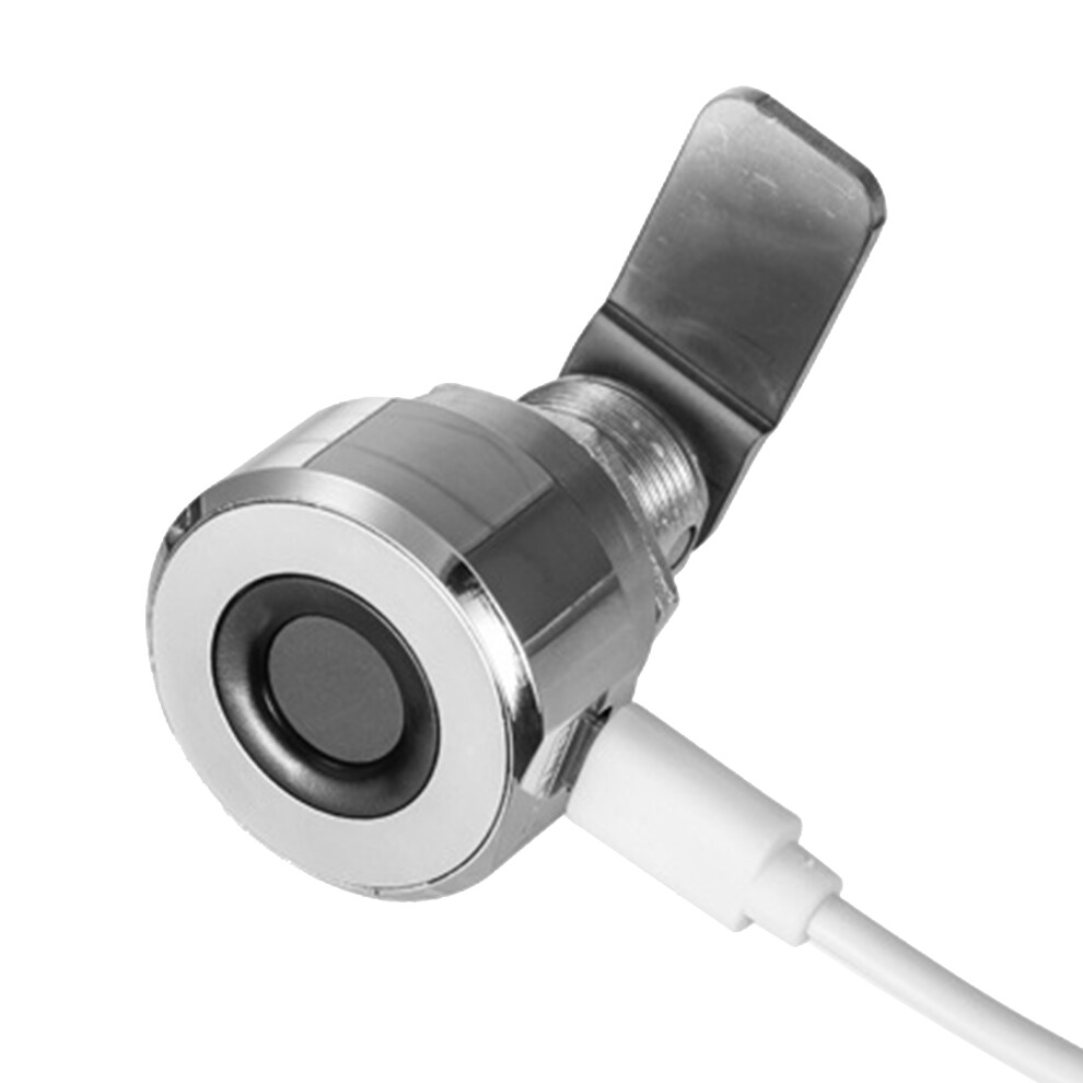 T22 Smart Fingerprint Lock, Rechargeable Zinc Alloy, Silver, 4.7Cm 7901392141797