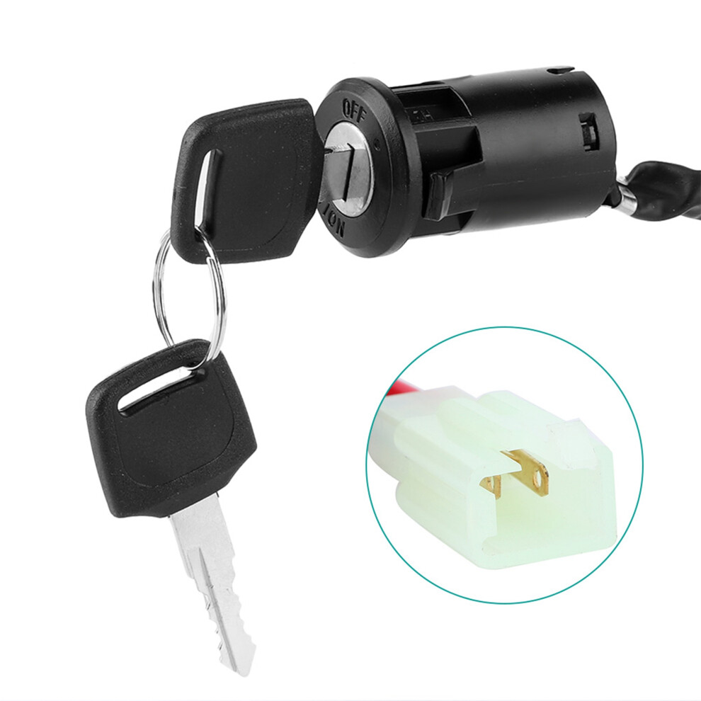 Two-Wire Ignition Switch Key Fit For Scooter Atv Motorcycle Abs Universal 3411392410068