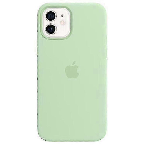 (Green)Compatible For Iphone 12 Pro / 12 Case Compatible With Magsafe 1:1 Scale Silicone Cover [induction Popover]