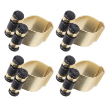 Billiards Cue Stick Clips 4pcs Wall Mount Rack Durable Plastic Easy to Install