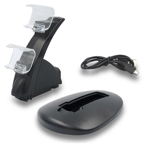 Caricabatterie per controller PS4 - Base di ricarica rapida e sicura per controller Playstation 4 JY 1