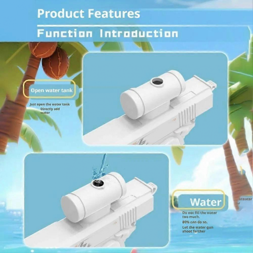 Prank Two Way WaterGun, Prank SquirtGun Can Spray from Front and BackSON 1