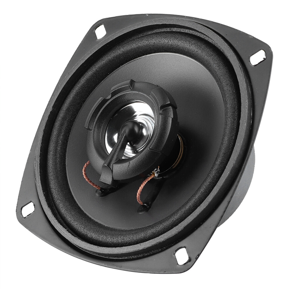 4In 12V 300W Car Coaxial Loudspeaker Stereo Hifi Speaker Black/Silver 8431392410160