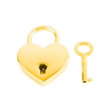 Small Padlock with Key Romantic Couples Wishing Lock Jewelry Box Suitcase Lock