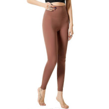(L,Bronze brown)Women's tight yoga leggings, high-waisted butt lifts, sweatpants
