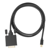 Mini DP to DVI Adapter 4K 1080P Copper Wires ABS Housing 1.8m/5.9ft