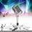Retro Microphone Vintage Style Microphone Wired Classic Retro Condenser Microphone with Stand   H 4