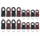 Universal Alloy Rubber Detachable Zipper Pull Tag Kit - 4 Sets, Multiple Sizes 9
