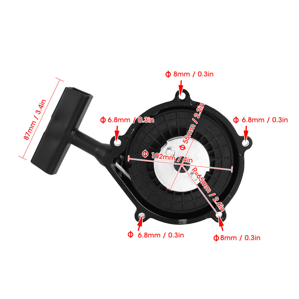 Replacement Pull Start For Gy6 Engines 150Cc To 300Cc Atv Scooter Utv Parts 7651392405251