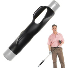 (Gray) Golf Grip Training Aid, Golf Club Training Grip Golf Swing Trainer Grip Practice Aid Posture Correction For Golf Beginner