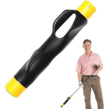 (Yellow) Golf Grip Training Aid, Golf Club Training Grip Golf Swing Trainer Grip Practice Aid Posture Correction For Golf Beginner