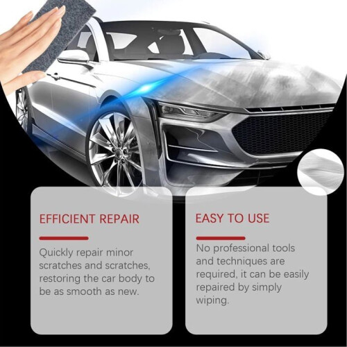 Nano Sparkle Cloth, Car Scratch Remover, Magic Scratch Remover, Scratch Repair, Reusable Sparkle Scratch Remover 2