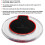 Wireless Charging Pad for iPhone, Galaxy & Sony, 97mm, 5V 4