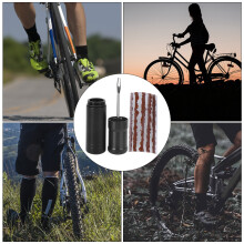 Portable Bicycle Vacuum Tire Repair Tool 7.2x1.8cm Aluminum