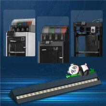 2X Panda Lux LED-Strip-Upgradekit voor Bambu-Lab P1S P1P X1C X1E 3D-Printer, 5V 0,3A LED-Strip