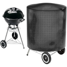 Round waterproof outdoor grill cover gas grill protective hood grill