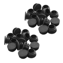 48pack Chair Table Legs Plug 22mm Diameter Round Plastic Cover Thread Inserted Tube To Protect The
