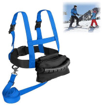 (Blue)Kids Ski Harness Heavy Duty Ski Shoulder Training Harness