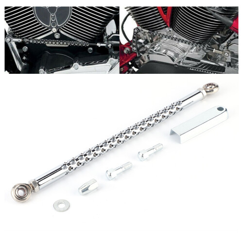 Chrome Mesh Style Gear Shift Linkage for Harley 1986-2014 2
