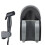 Adjustable Shower Head Holder Bracket, Black, 5.5x6.5x3.8cm 4
