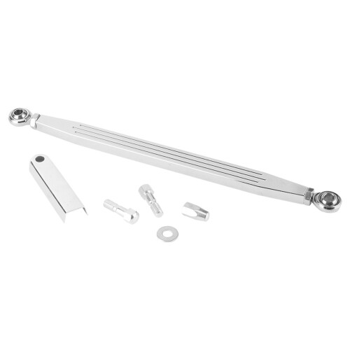 300mm/12in Silver Stripe Long Gear Shift Linkage Aluminum 1