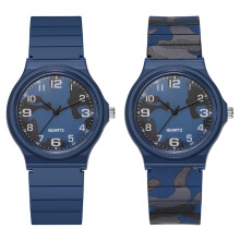 Reloj de pulsera para niños y adultos, reloj analógico de cuarzo de diseño minimalista con resistencia al agua de 5 bares, reloj con correa de