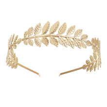 Boho brudhuvudbonad i gyllene färg, elegant design med romersk gudinna och vigselring för kvinnor, flickor, glittrande hårkrona, nätt