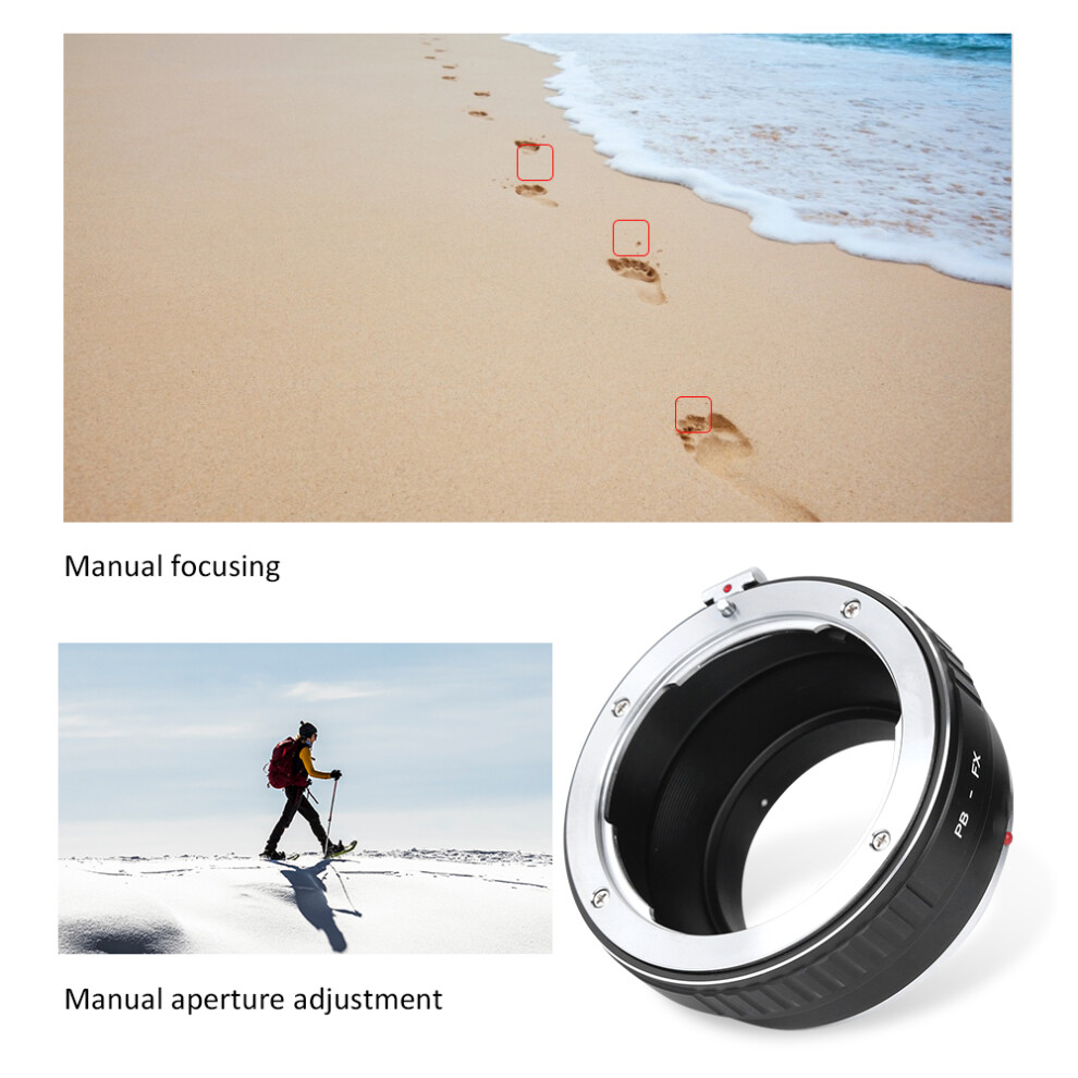 Fikaz Pb-Fx Aluminium Lens Adapter Ring For Fuji Fx Mount Cameras 4041392144893