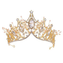 Křišťálová korunka pro nevěstu, jedinečný design pro eleganci a sofistikovanost, elegantní kouzlo, třpytivá a lesklá svatební tiara k