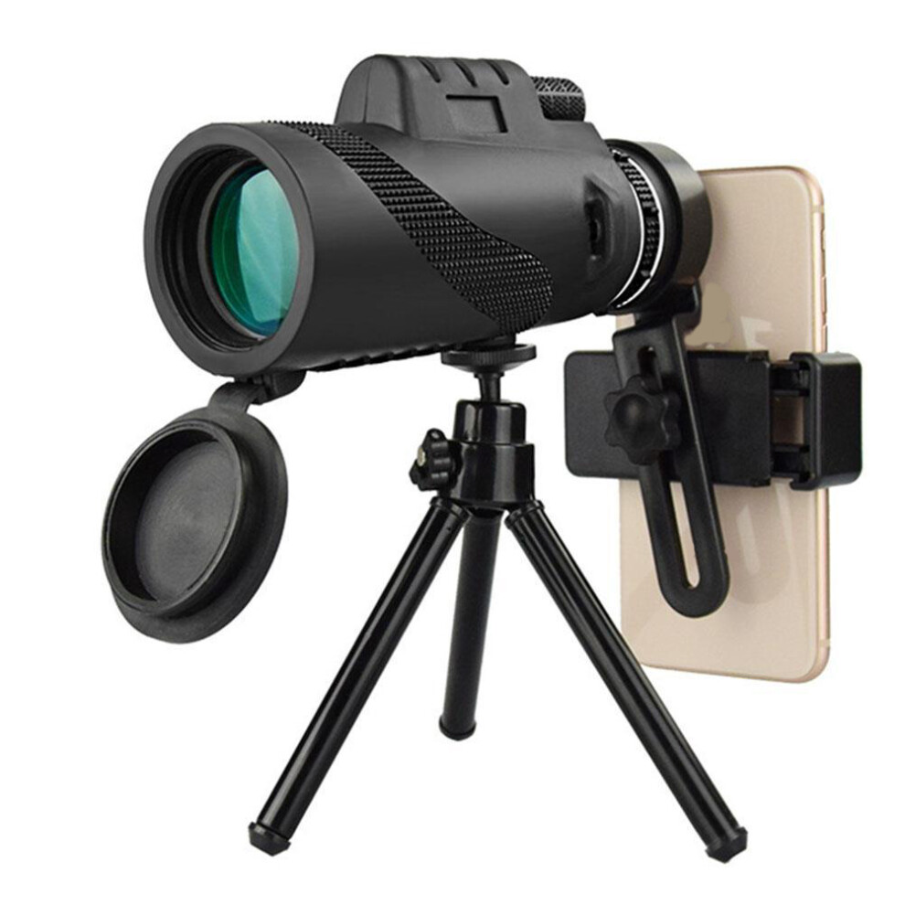 40X60 Waterproof Hd Monocular With Smartphone Holder & Tripod 4691392144760
