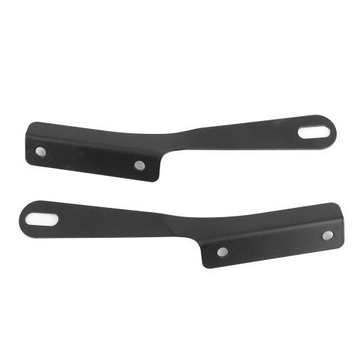 Gray Windshield Wind Deflector for Motorcycle 5-7in with Mounting Kit