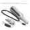 Waterproof Reusable Bottle-Shaped Flint Lighter with Keychain - Silver, 63.0g 4