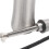 Waterproof Reusable Bottle-Shaped Flint Lighter with Keychain - Silver, 63.0g 11