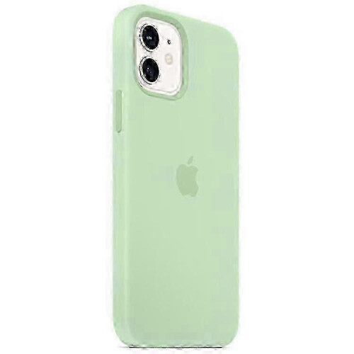(Green)Compatible For Iphone 12 Pro / 12 Case Compatible With Magsafe 1:1 Scale Silicone Cover [induction Popover] 1