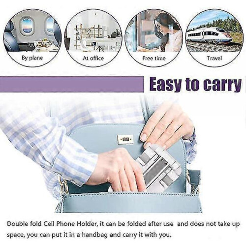 Foldable Cell Phone Stand Adjustable Phone Holder 2