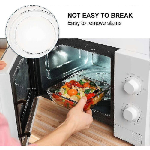 24.5cm Flat Bottom Microwave Glass Plate Replacement for Turntable 9.6 Inches 1