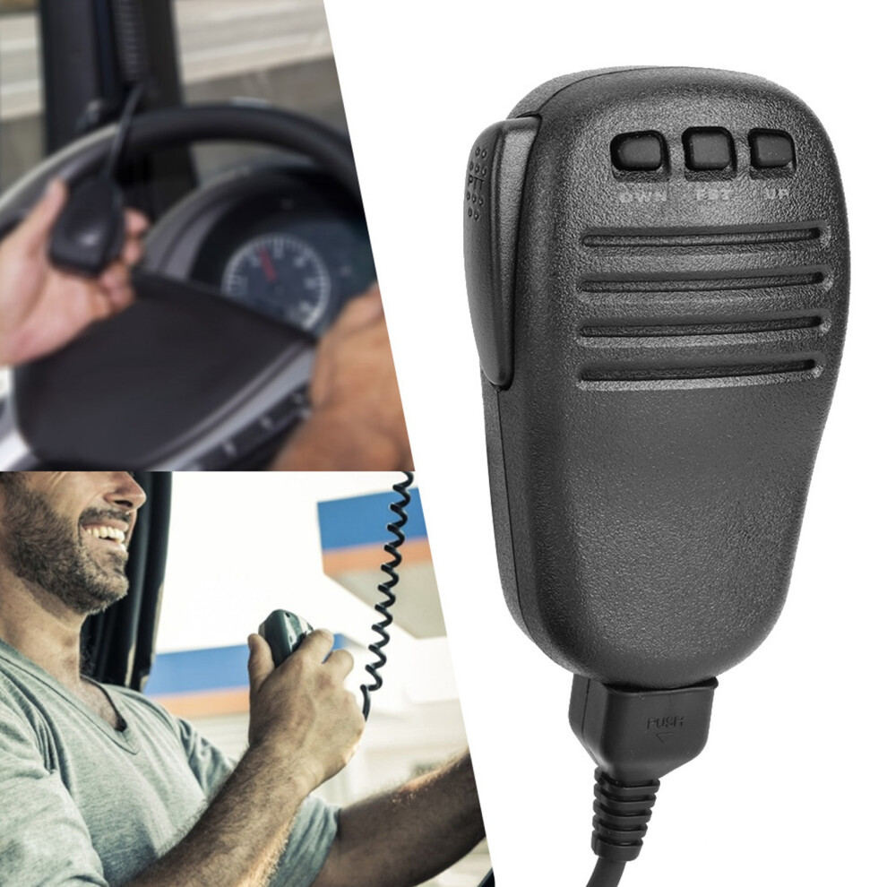 Handheld Microphone Speaker For Hf Radios, Abs, Multi-Model Fit 7891392146116