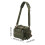 Waterproof Polyester Fishing Tool Bag, Army Green, Multi-Functional 3