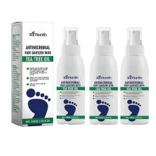 (3pcs) Foot Sanitizer Spray with Tea Tree Oil, Tea Tree Oil Spray for Foot and Nail Sanitizer, Clear Foot Sanitizer Spray