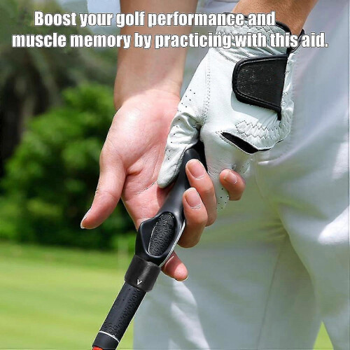 (Gray) Golf Grip Training Aid, Golf Club Training Grip Golf Swing Trainer Grip Practice Aid Posture Correction For Golf Beginner 2