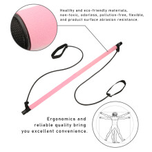Multi-Function Yoga Pulling Rope Pilates Bar Elastic Rod Fitness Equipment