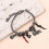 Ιαπωνικά Anime Solo Leveling Bracelets Sung Jin-Woo DIY Χειροποίητα Μενταγιόν Μεταλλικά Βραχιό 3