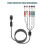 Ypbpr for PS2/PS3/PS3 Slim HDTV- TV HD Component AV Cable 5-Wire 6FT - Pengj 3